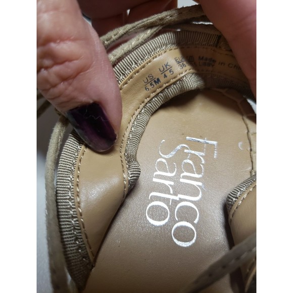 Franco Sarto Espadrille Sandal Women's Size 6.5 - Picture 5 of 6